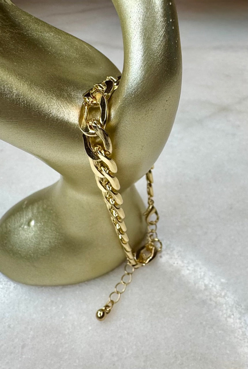 14k Gold Cuban Link Bracelet