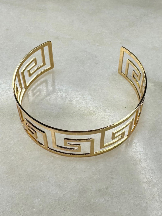 Golden Odyssey Cuff Fashion Bracelet