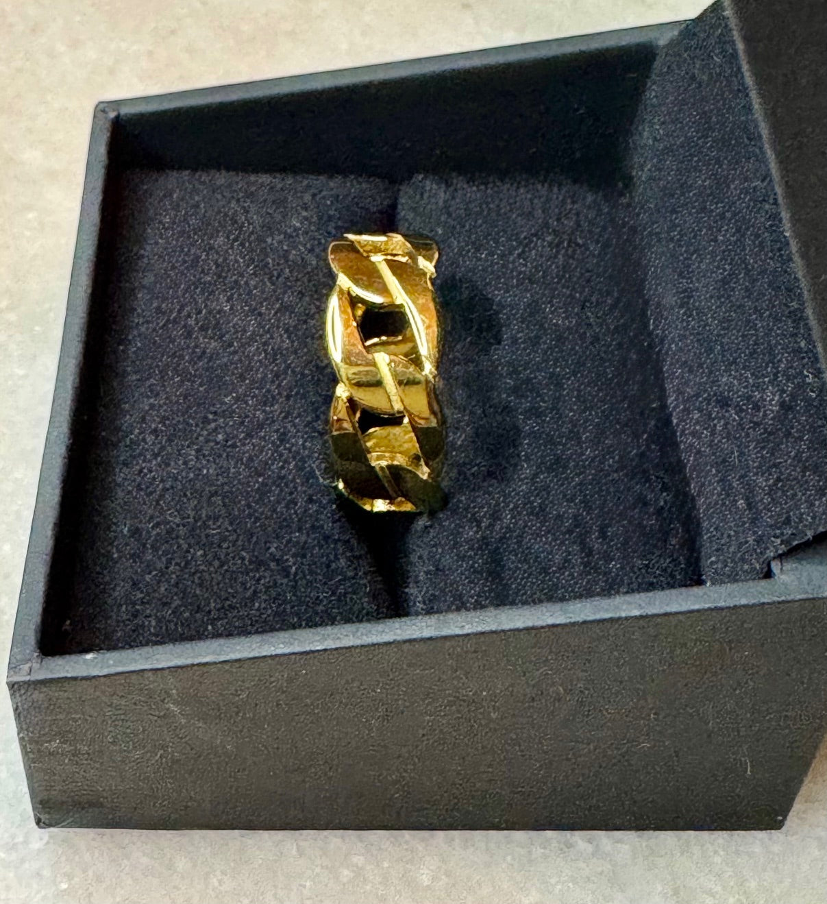 18k Gold Ring Size 10-Women's